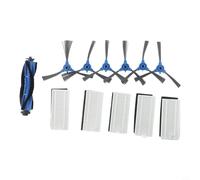 Spazzole laterali Kit di ricambio per Venga VG Rvc 3000 3001 Robot Aspirapolvere Parti, Include 6 x Spazzole Laterali 1 x Rullo Spazzola 5 x Filtri