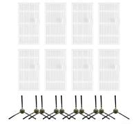 Spazzole laterali per robot aspirapolvere MAMNV T7S e Teendow T7S progettate per spazzare i detriti nel percorso principale della spazzola con filtrazione integrata (B)