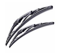 Spazzole Parabrezza Tergicristalli Gancio Universale U J 9mm Per Auto 14"-24" Tergicristallo Anteriore Professionale Silenzioso Tutti I Modelli Con Struttura Metallo(17 inch)