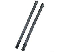 Spazzole per batteria in nylon per uso a percussione con cajon e per jazz, inclusa copertura speciale per il collo per un suono stretto e prestazioni controllate (nero)