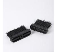 Spazzole per camino, scopa di ricambio con manico in polipropilene, manico in plastica, ricambio per focolare con setole in sisal (S)