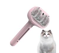 Spazzole per cani per la toelettatura, spazzola per la toelettatura degli animali domestici, rush per gatti, pettine per spargimento con funzione spray integrata, pettine portatile per la rimozione