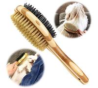 Spazzole per cani,Spazzole per gatti,Doppia Spazzola per Cani 2 in 1 con Punte Arrotondate per Pelo Corto o Lungo, Rimuove Peli Superflui e Sbroglia Nodi, Peli Medi E Lunghi