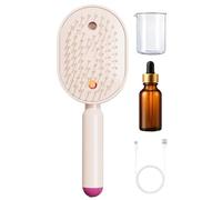 Spazzole Per Capelli Bagnati Pettine Massaggiante Vibrazione Nebulizzazione | Spazzola Capelli Ricci Luce Rossa Cuscino D'Aria Elettrico Per Donne, Ragazze, Styling, Districante, Lucentezza, Levig