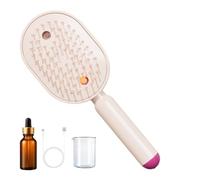 Spazzole Per Capelli Bagnati Spazzola A Vibrazione Con Pettine | Con Luce Rossa Elettrica, Cuscino D'Aria Nebulizzatore Per Ragazze Donne Pulizia Cuoio Capelluto Styling