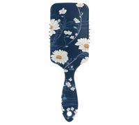 Spazzole per capelli giapponesi bianche margherite blu carino per le donne nere Progettato massaggio del cuoio capelluto per la perdita dei capelli con manico ergonomico cepillo para peinar