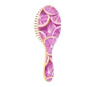 Spazzole per capelli in legno Limoni Baby Peach Immagine senza soluzione di continuità Pattern_2 Paddle Spazzole per capelli per le donne Spazzola per capelli in legno per le donne Spazzola per
