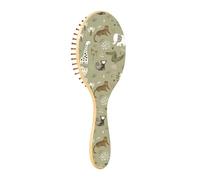 Spazzole per capelli in legno Paddle Spazzola per capelli per le donne Spazzole in legno per massaggio dei capelli Spazzola per capelli Childish Jungle Tigri Coccodrillo