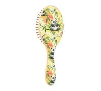 Spazzole per capelli in legno Spazzola per capelli naturali Spazzola per capelli in legno Spazzola per capelli Massaggio Spazzola per capelli Panda carino mangia boschetto orientale