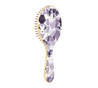 Spazzole per capelli in legno Viso Gatti Lilla e Grigio Argento Spazzola Paddle In Legno Per Capelli Spazzola Per Capelli In Legno Spazzola Per Capelli Naturali