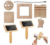 Spazzole per cardiere in lana, cardiere a mano per lana, 8 pezzi, professionale, robusta, per infeltrire lana, cani, cuccioli, gatti, gattini