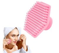 Spazzole per la pulizia del viso, esfoliante per il viso con manico, esfoliante manuale, per la pulizia del viso, in silicone, esfoliante profondo, da donna