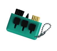 Spazzole per la pulizia delle fessure da golf Pulitore portatile retrattile Multiplo 3 in 1 Spazzole da golf Strumento di trasporto Tasca Strumento per il trasporto di mazze da golf Strumento di
