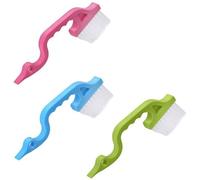 Spazzole per la pulizia di finestre, porte scorrevoli, docce, binari, rosse, 2 pezziPratico e abile