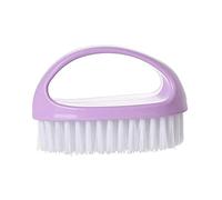 Spazzole per la pulizia JINGYAN Candy Color Soft Hair Laundry Brush Shoe Household Cleaning Kitchen Bathroom Accessories(Purple)