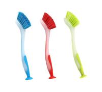 Spazzole per Piatti,3 PCS Scrubber per Padella Spazzola per Strofinare Spazzola per Palma in Bambù Naturale Bamboo Palm Brush per Pentole Pulizia Lavello da Cucina