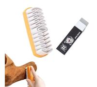 Spazzole per Scarpe Scamosciate, gomma per camoscio,pulizia scarpe scamosciate,Set di 2 Spazzole Scarpe, Nabuk Detergente per Scarpe a 4 lati