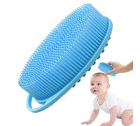 Spazzole per scrub corpo, spazzola per corpo doccia | Spazzola da doccia in silicone per bambini | Spazzola per la pulizia del corpo con setole morbide, spazzole delicate per petto e piedi