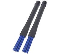 spazzole per tamburi 2Pcs Spazzola per tamburi Strumento per suonare in filo di nylon retrattile Spazzole a manico lungo per kit di batteria o spazzole per percussioni e tamburi jazz
