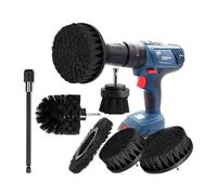 Spazzole per Trapano,6 Pezzi Spazzole per Trapano Elettrico,Spazzola per Trapano Set di Pulizia Perfetto per la Pulizia Toilette Cucina Bagno Doccia Piastrelle Lavello Auto (Nero)