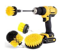 Spazzole per Trapano Elettrico 3pcs, Spazzola per la Pulizia del Trapano Elettrico, Spazzola per la Pulizia Delle Ruote, Set di Spazzole Pulizia adatto per Cucina, Auto, Bagno, Piastrelle