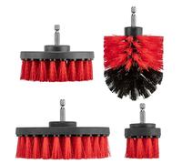 SPAZZOLE PER TRAPANO SET 4 PEZZI DIVERSE FORME Ø 50/90/100/130 MM ATTACCO 1/4"