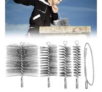 Spazzole Per Tubi Di Stufa,4 Pezzi Spazzola Per La Pulizia Del Camino,Spazzole Per Tubi Da Stufa,Spazzola Per Tubi Per Forni A Filo Per Pulizia Del Camino,Pulizia Della Caldaia,30mm,50mm,80mm,150mm