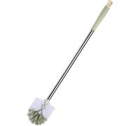 Spazzole per WC, 2 pezzi manico lungo bagno casa, semplice strumento di pulizia(Green)