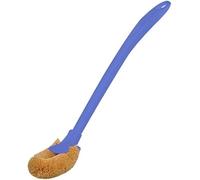 Spazzole per WC, 2 pezzi Scopino for WC con manico lungo Setole di seta marrone Pulizia Bagno Casa