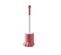 Spazzole per WC, Confezione da 2 spazzole for WC con manico lungo, spazzola for la pulizia della casa for il bagno(Red)