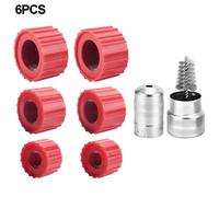 Spazzole Pulizia Efficienti per Rame per Tubi Set 7PCS con Pulitore a Batteria