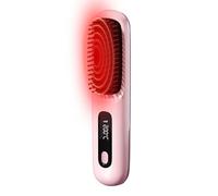 Spazzole Riscaldate per lo Styling dei Capelli, Piastra Lisciante Riscaldata, Spazzola Elettrica Senza Fili Con 3 Livelli Regolabili Schermo Touch Per Styling Donne Ragazze Casa Viaggio Volume