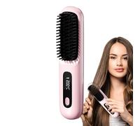 Spazzole Riscaldate per lo Styling dei Capelli - Styler Asciugacapelli Volumizzante,Spazzola Elettrica Senza Fili Con 3 Livelli Regolabili Schermo Touch Per Styling Donne Ragazze Casa Viaggio Volume