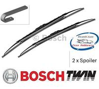 Tergicristalli Bosch Twin Spoiler 652S, Lunghezza 650mm/575mm, 1 set per parabrezza anteriore