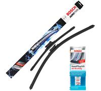 Spazzole Tergicristallo 600Mm/400Mm AeroTwin Set BOSCH A555S Inclusa Cura Gomme