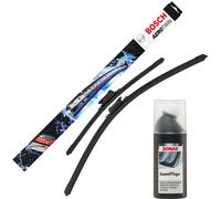 Spazzole Tergicristallo 600Mm/400Mm AeroTwin Set BOSCH A555S Inclusa Cura Gomme