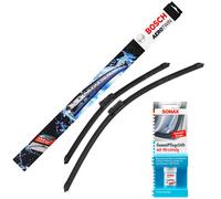 Spazzole Tergicristallo 600Mm/450Mm AeroTwin Set BOSCH A187S Inclusa Cura Gomme