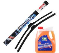 Spazzole Tergicristallo AeroTwin SET BOSCH A933S + Dr.Wack Pulitore Per Vetri 3L