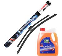 Spazzole Tergicristallo AeroTwin SET BOSCH A936S + Dr.Wack Pulitore Per Vetri 3L