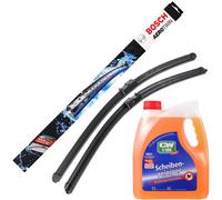 Spazzole Tergicristallo AeroTwin SET BOSCH A948S + Dr.Wack Pulitore Per Vetri 3L