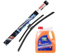 Spazzole Tergicristallo AeroTwin SET BOSCH A977S + Dr.Wack Pulitore Per Vetri 3L