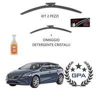 SPAZZOLE TERGICRISTALLO ASHIKA SPECIFICA PER VOLVO V40 2012 2013 2014 2015 2016