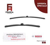 Spazzole Tergicristallo Bosch 400 600 mm Ford Fiesta VI 1.6 Ti 88 KW 120 CV