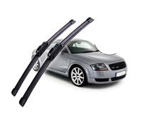 Spazzole tergicristallo per Auto, per Audi TT MK1 1998 1999 2000 2001 2002 2003, spazzole tergicristallo Anteriori, decespugliatore, Gancio UJ, tergicristallo per Parabrezza