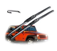 Spazzole tergicristallo per Auto, per Jeep, per Wrangler JK 2007 2008 2009 2010 2011 2012 2013 2014 2015 2016 2017 Tergicristalli per finestrino Anteriore 16"+16"