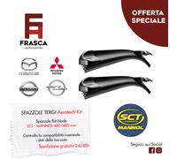 Spazzole Tergicristallo SCT 480/480 mm Opel Senator B Vectra A 2.5 1.8 2.0 1.6