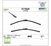Spazzole Tergicristallo Valeo Anteriore per ALPINA B4 BMW 4 F33 F83 440 435 430
