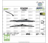 Spazzole Tergicristallo Valeo Anteriore per AUDI A3 FIAT STILO SEAT TOLEDO II I