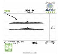 Spazzole Tergicristallo Valeo Anteriore per MERCEDES CLASSE V 280 230 220 200 V