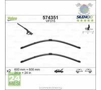 Spazzole Tergicristallo Valeo Anteriore per MERCEDES CLS 500 350 250 63 VW TRAN
